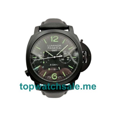 UK 44MM Black Ceramic Replica Panerai Luminor PAM00317 Watches