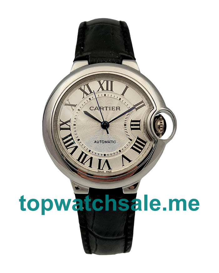 UK Silver Dials Steel Cartier Ballon Bleu W6920085 Replica Watches