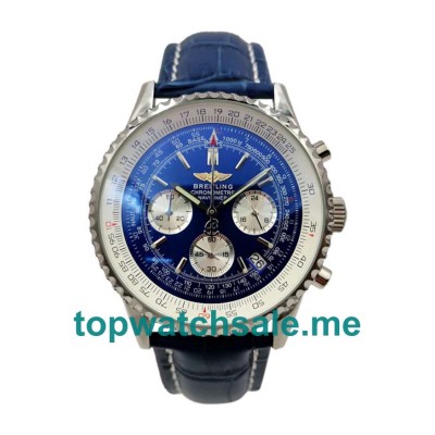 UK 46MM Blue Dials Breitling Navitimer A23322 Replica Watches