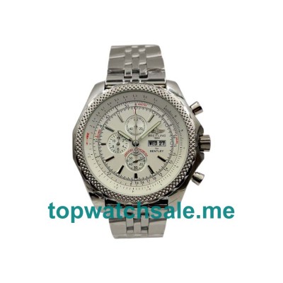 UK Silver Dials Steel Breitling Bentley GT A13362 Replica Watches