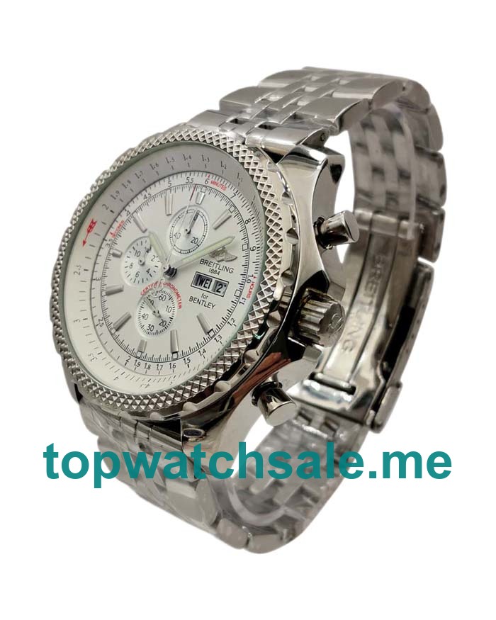 UK Silver Dials Steel Breitling Bentley GT A13362 Replica Watches