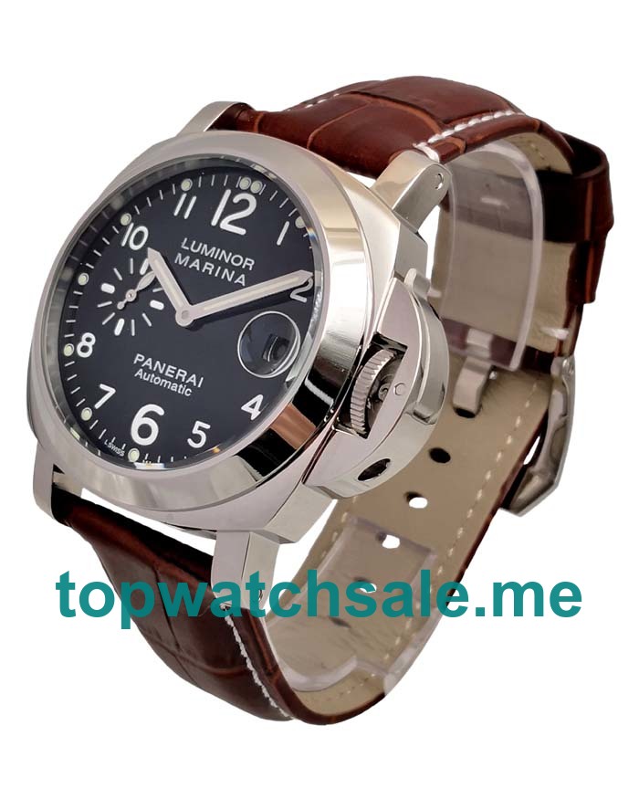 UK Black Dials Steel Panerai Luminor Marina PAM00164 Replica Watches