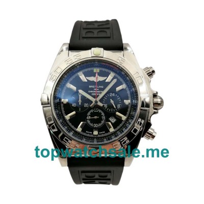 UK Black Dials Steel Breitling Chronomat AB0110 Replica Watches