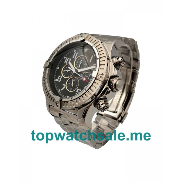 UK Black Dials Titanium Breitling Chrono Avenger E13360 Replica Watches