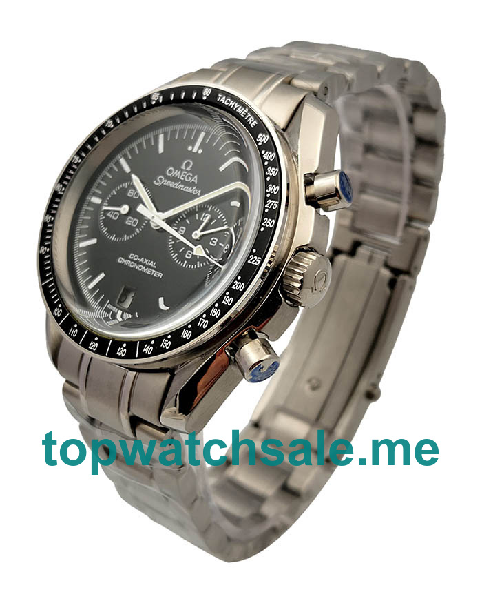 UK Black Dials Steel Omega Speedmaster Replica Moonwatches 311.30.44.51.01.002