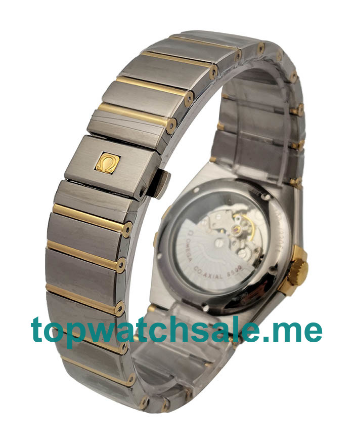 UK Silver Dials Steel And Gold Omega Constellation 123.20.38.21.02.005 Replica Watches