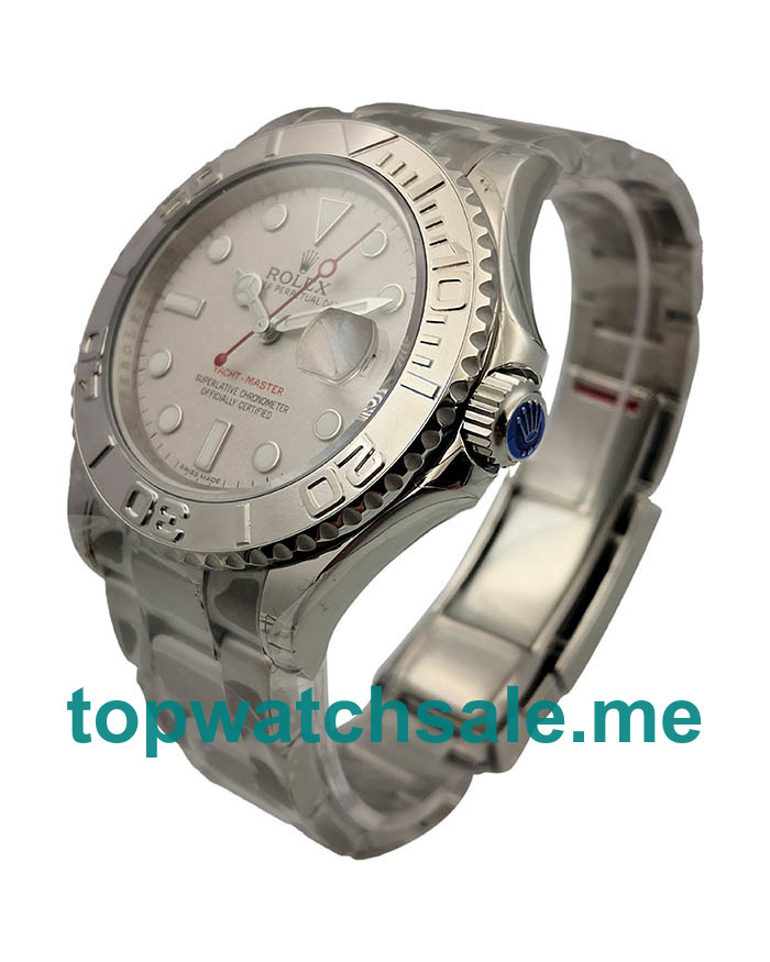 UK Silver Dials Steel And Platinum Rolex Yacht-Master 116622 Replica Watches