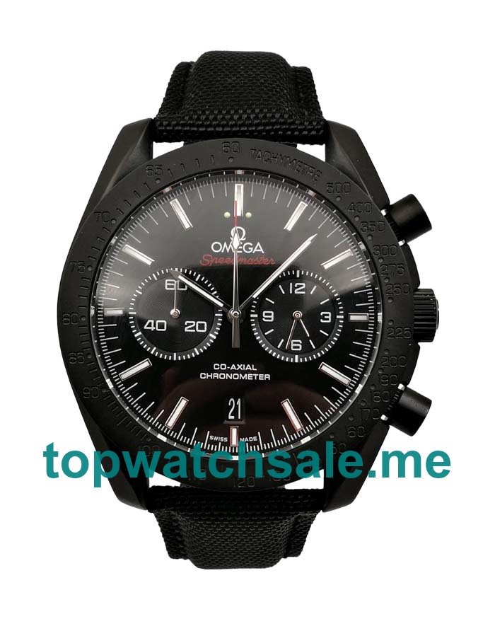 UK Black Dials Black Ceramic Omega Speedmaster 311.92.44.51.01.003 Replica Watches