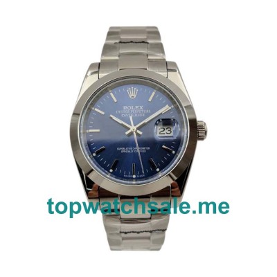 UK Blue Dials Steel Rolex Datejust 126200 Replica Watches