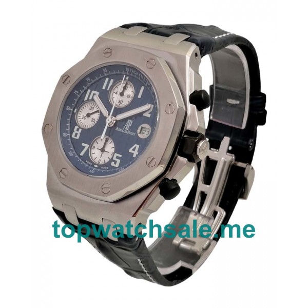 UK Blue Dials Steel Audemars Piguet Royal Oak Offshore 26170ST Replica Watches