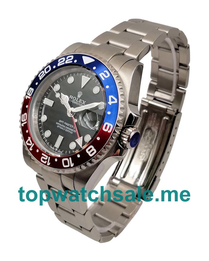 UK Black Dials Steel Rolex GMT-Master II 1675 Replica Watches