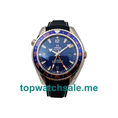 UK Blue Dials Steel Omega Seamaster Planet Ocean 232.32.44.22.03.001 Replica Watches