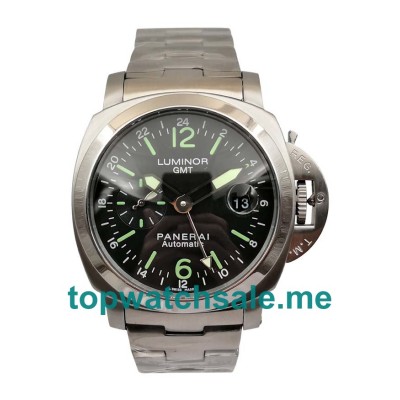 UK Black Dials Steel And Titanium Panerai Luminor GMT PAM00297 Replica Watches