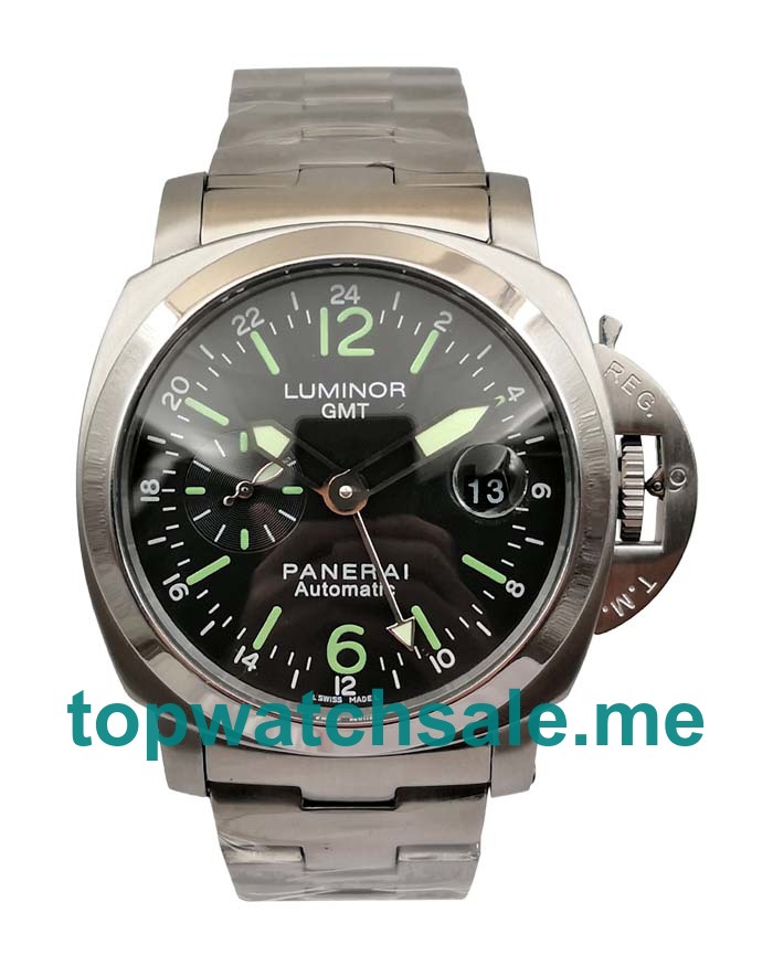 UK Black Dials Steel And Titanium Panerai Luminor GMT PAM00297 Replica Watches