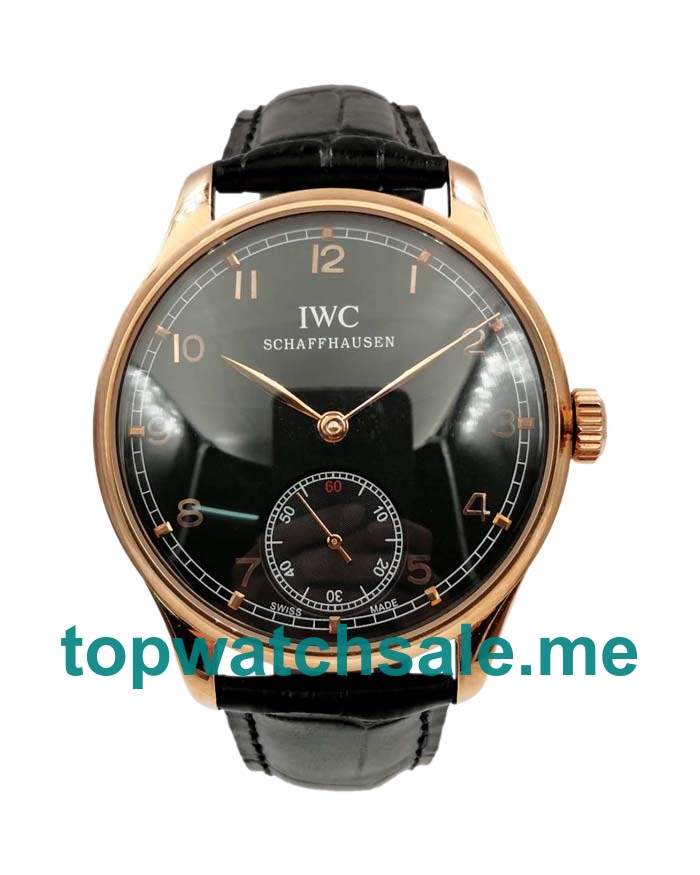 UK Grey Dials Red Gold IWC Portugieser IW545406 Replica Watches