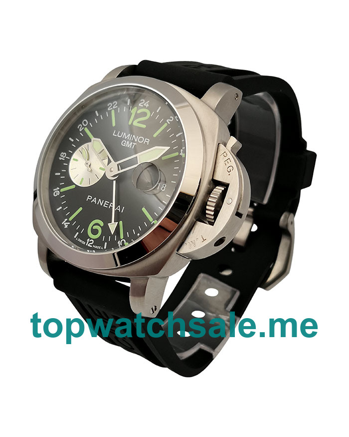 UK Black Dials High-quality Panerai Luminor GMT PAM00088 Fake Watches For Men