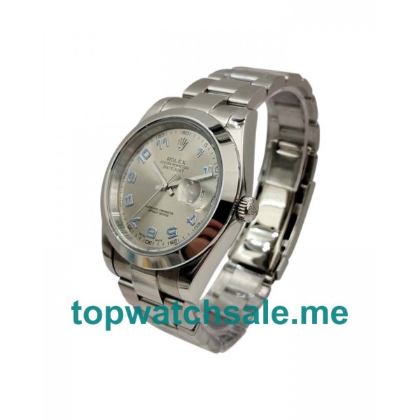 UK Silver Dials Steel Rolex Datejust II 116300 Replica Watches