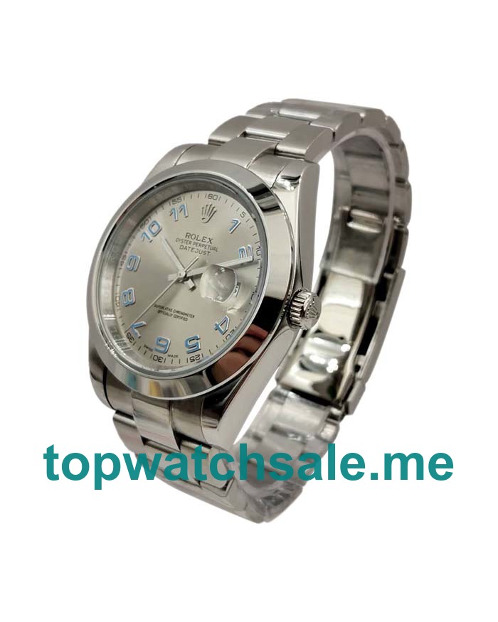 UK Silver Dials Steel Rolex Datejust II 116300 Replica Watches