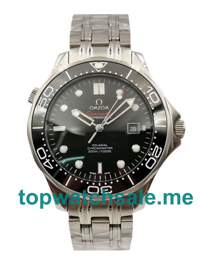 UK Black Dials Steel Omega Seamaster 300 M 212.30.41.20.01.003 Replica Watches