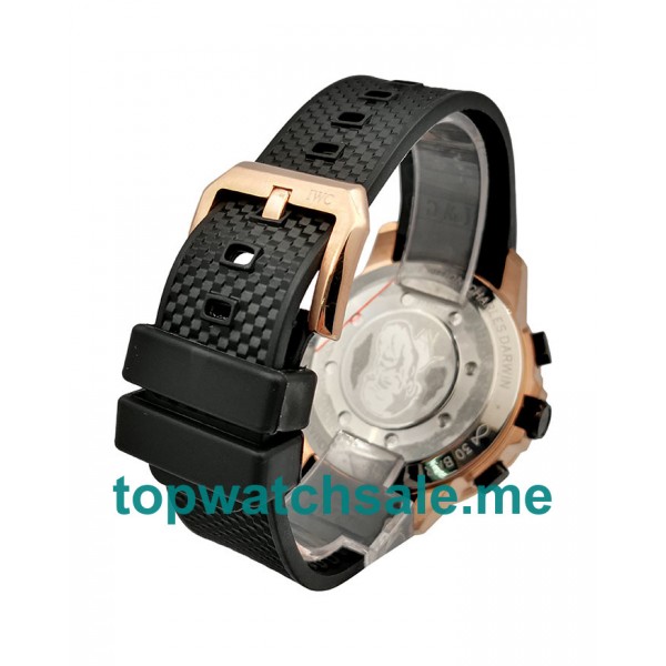 Waterproof Fake IWC Aquatimer IW329001 Watches UK Made From 18K Rose Gold