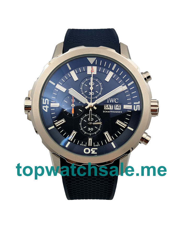 UK Blue Dials Steel IWC Aquatimer IW329003 Replica Watches