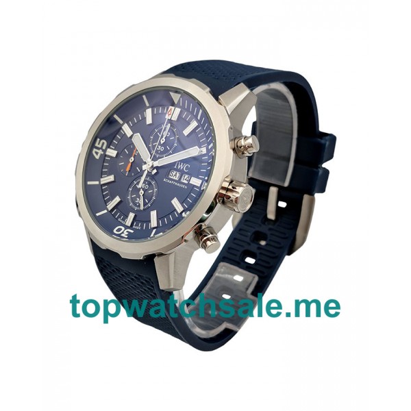 UK Blue Dials Steel IWC Aquatimer IW329003 Replica Watches