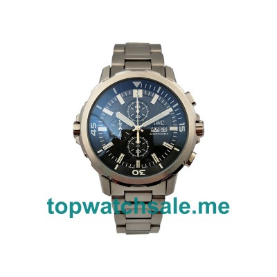 Black Dials UK IWC Aquatimer IW376801 Replica Watches With Steel Cases