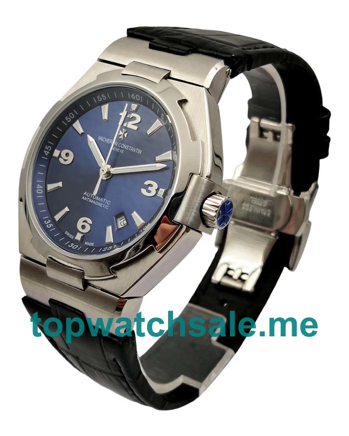 UK Blue Dials Steel Vacheron Constantin Overseas P47040/000A-9008 Replica Watches