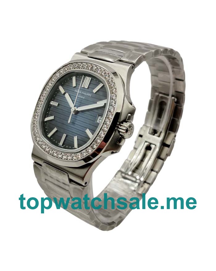 UK Blue Dials Steel Patek Philippe Nautilus 5713/1G-01 Replica Watches