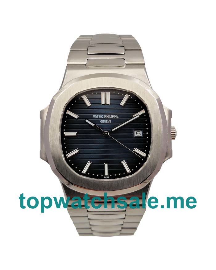 UK Blue Dials Steel Patek Philippe Nautilus 5711/1A Replica Watches