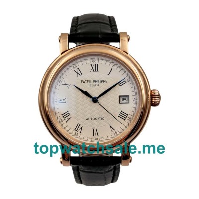 UK White Dials Rose Gold Patek Philippe Calatrava 5296R Replica Watches