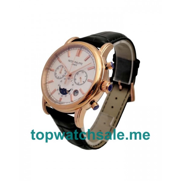 UK Beige Dials Rose Gold Patek Philippe Grand Complications 5270R Replica Watches