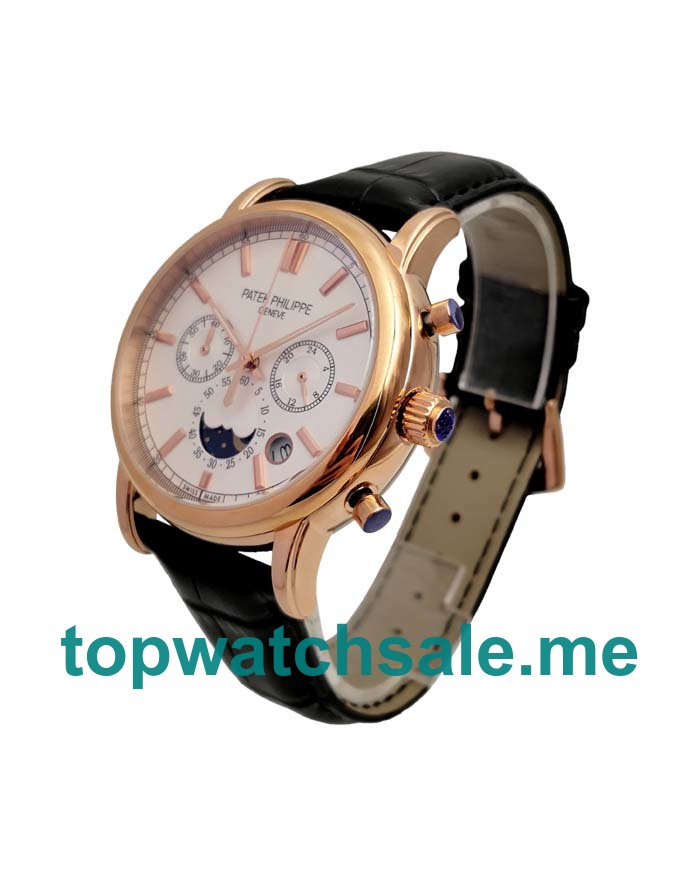 UK Beige Dials Rose Gold Patek Philippe Grand Complications 5270R Replica Watches