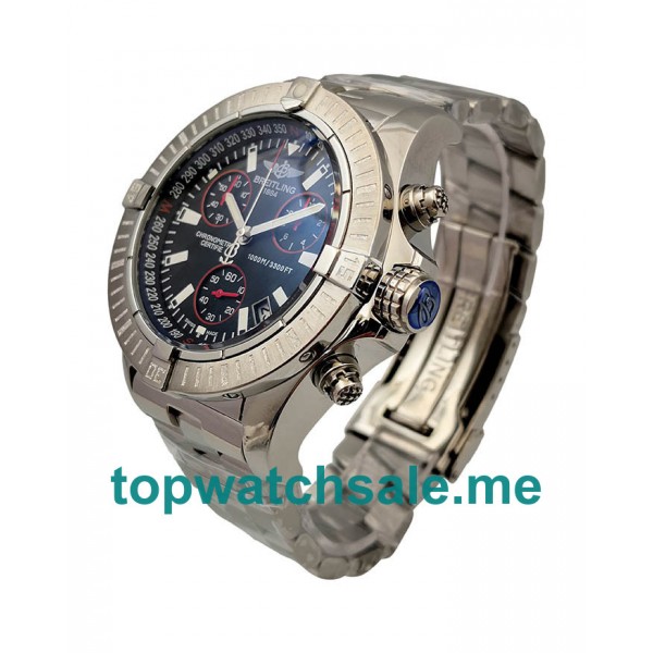 UK Black Dials Steel Breitling Avenger Seawolf Chrono A73390 Replica Watches