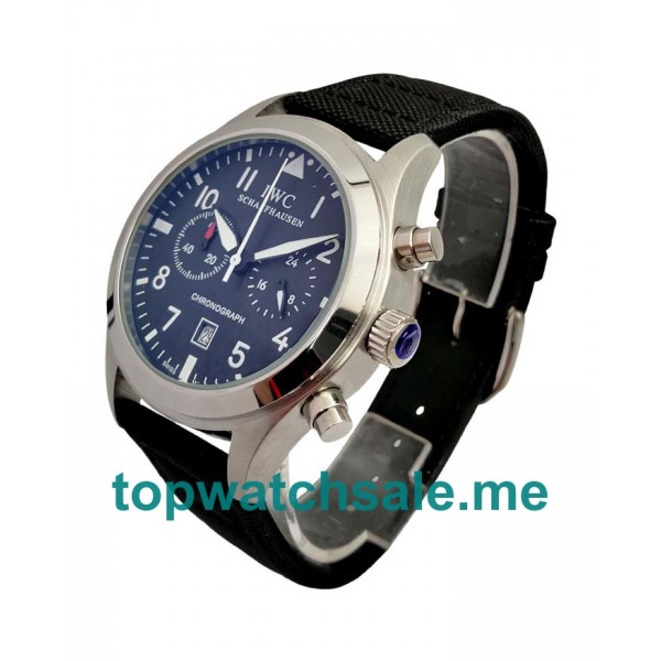 UK Black Dials Steel IWC Pilots 54284 Replica Watches