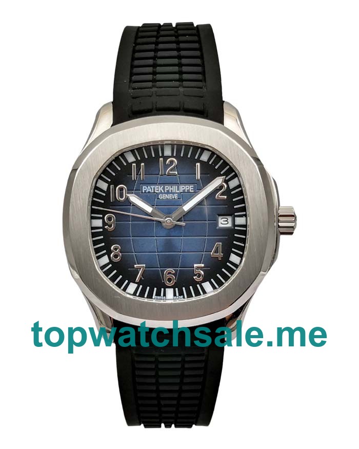 UK Blue Dials Steel Patek Philippe Aquanaut 5168G Replica Watches