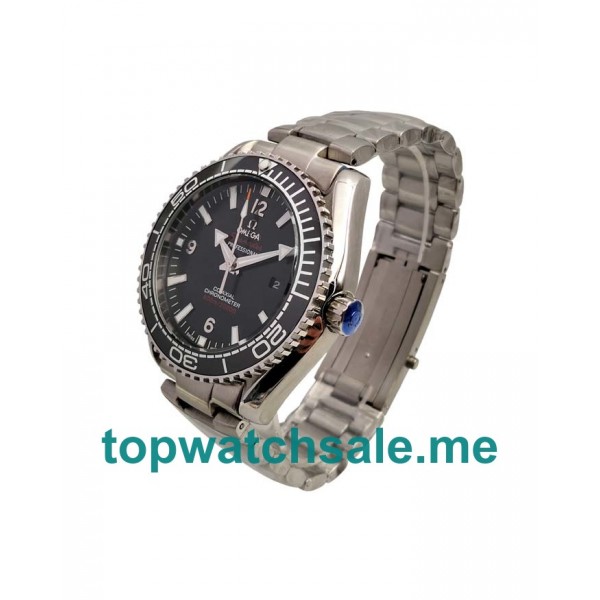 UK Black Dials Steel Omega Seamaster Planet Ocean 215.30.44.21.01.001 Replica Watches