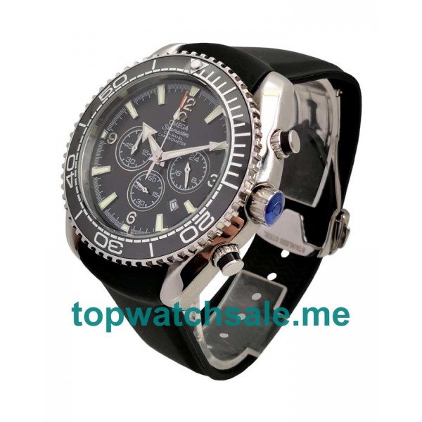 UK Black Dials Steel Omega Seamaster Planet Ocean Chrono 2210.52.00 Replica Watches