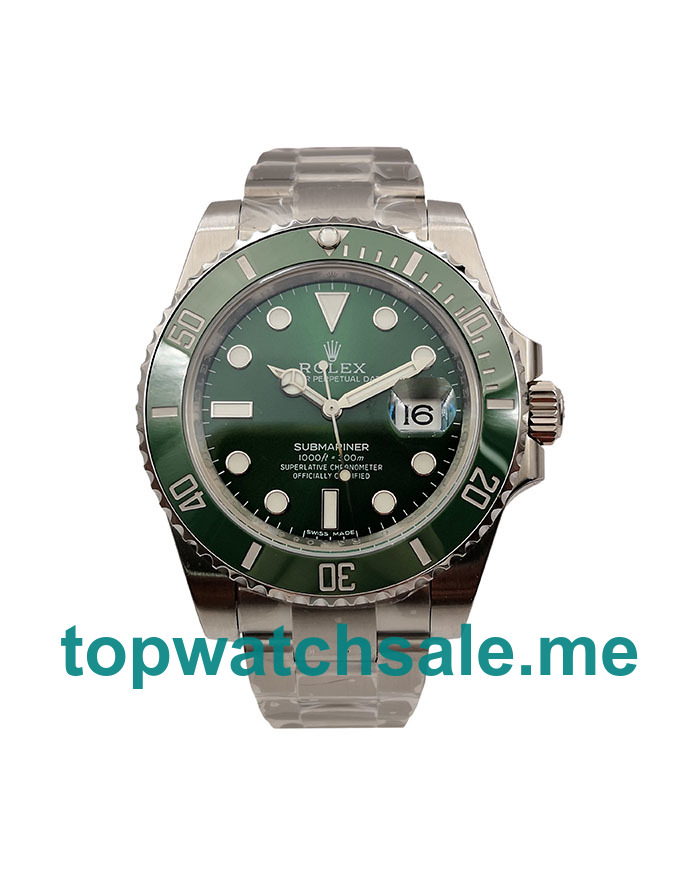 UK Green Dials Steel Rolex Submariner Date 116610LV 2018 N V9S Replica Watches