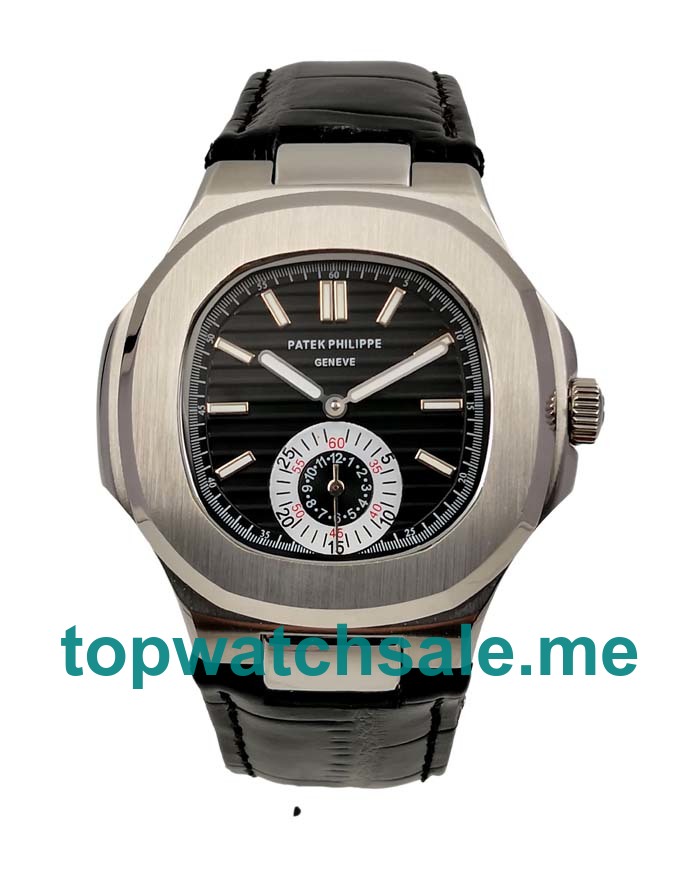 UK Black Dials Steel Patek Philippe Nautilus 5980 Replica Watches