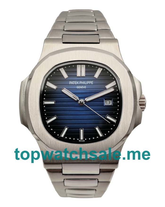 UK Blue Dials Steel Patek Philippe Nautilus 5711A Replica Watches