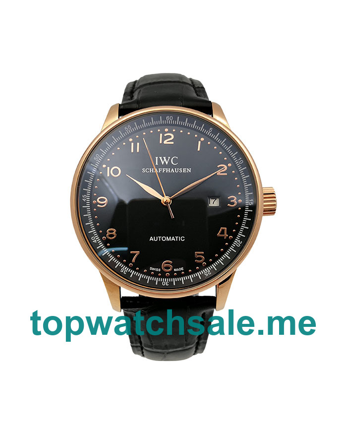 UK 18K Rose Gold Replica IWC Portofino 70654 Watches For Men