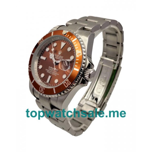 UK Brown Dials Steel Rolex Submariner 116610 Replica Watches