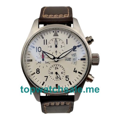 UK White Dials Steel IWC Pilots IW377701 Replica Watches