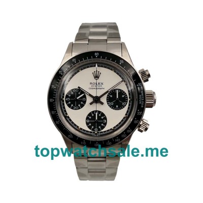 UK White Dials Steel Rolex Daytona 6263 Replica Watches