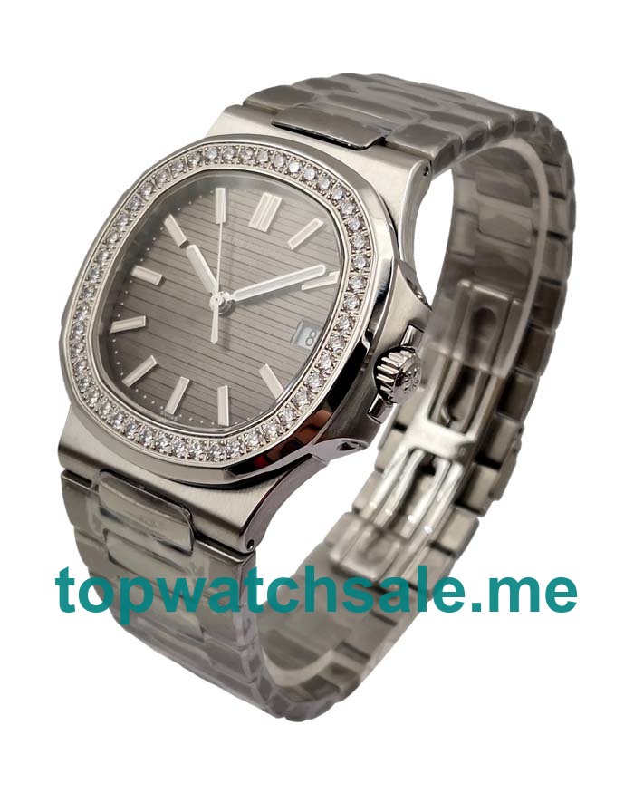 UK Gray Dials Steel Patek Philippe Nautilus 7010/1G Replica Watches