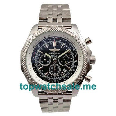 UK Black Dials Steel Breitling Bentley A25362 Replica Watches