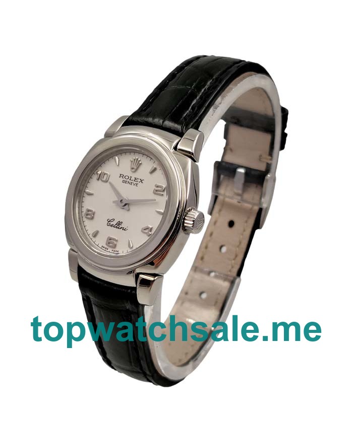 UK White Dials White Gold Rolex Cellini 5310 Replica Watches