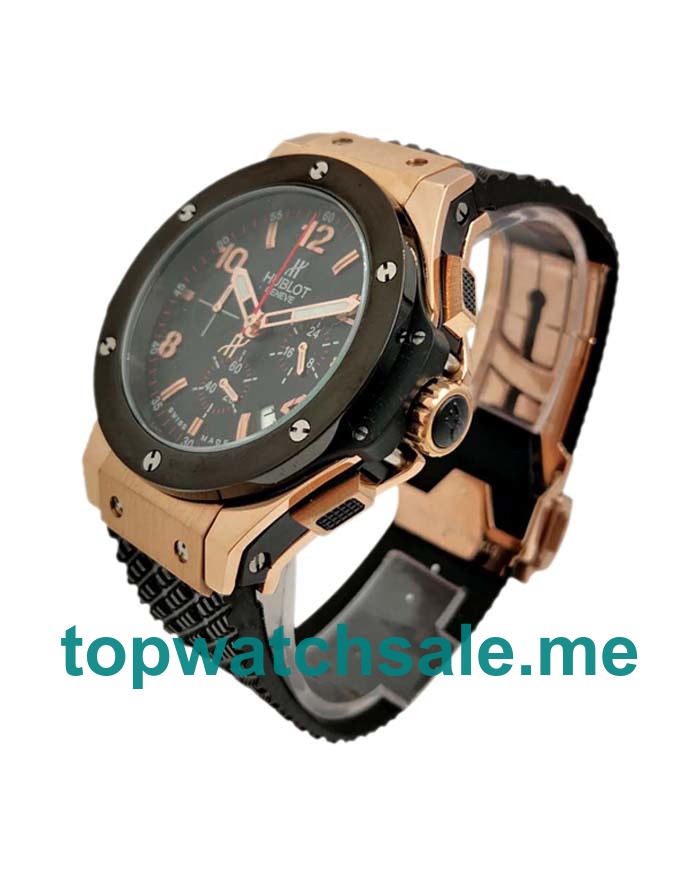 UK 18K Rose Gold Fake Hublot Big Bang 301.PB.131.RX Watches For Men