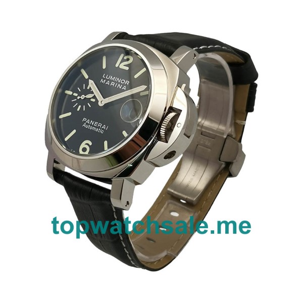 UK Black Dials Steel Panerai Luminor Marina PAM00104 Replica Watches